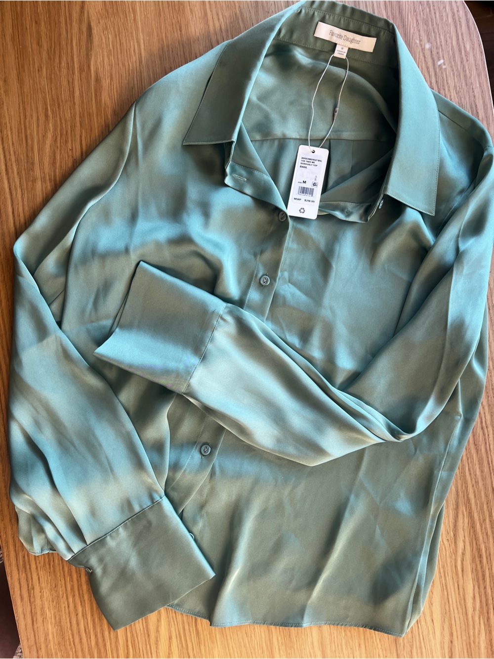 Favorite Daughter The Take Me Seriously Top (Basil Green)